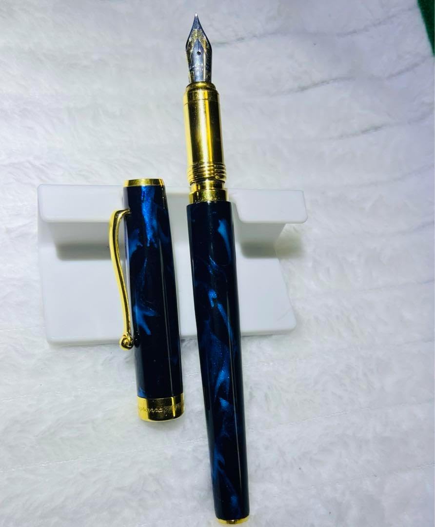 [美品] Montegrappa モンテグラッパ 万年筆 ダークブルー Montegrappa モンテグラッパ 万年筆 ダークブルー | 万年筆